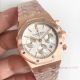 Swiss 7750 Replica Audemars Piguet Royal Oak Rose Gold Chronograph Dial Watches (10)_th.jpg